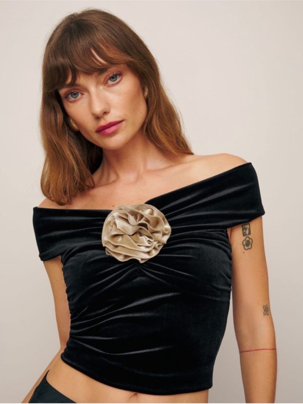 Reformation Emerald Knit Top